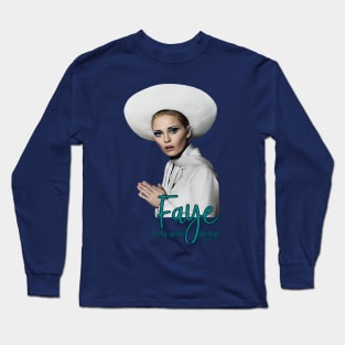 Faye Dunaway Long Sleeve T-Shirt